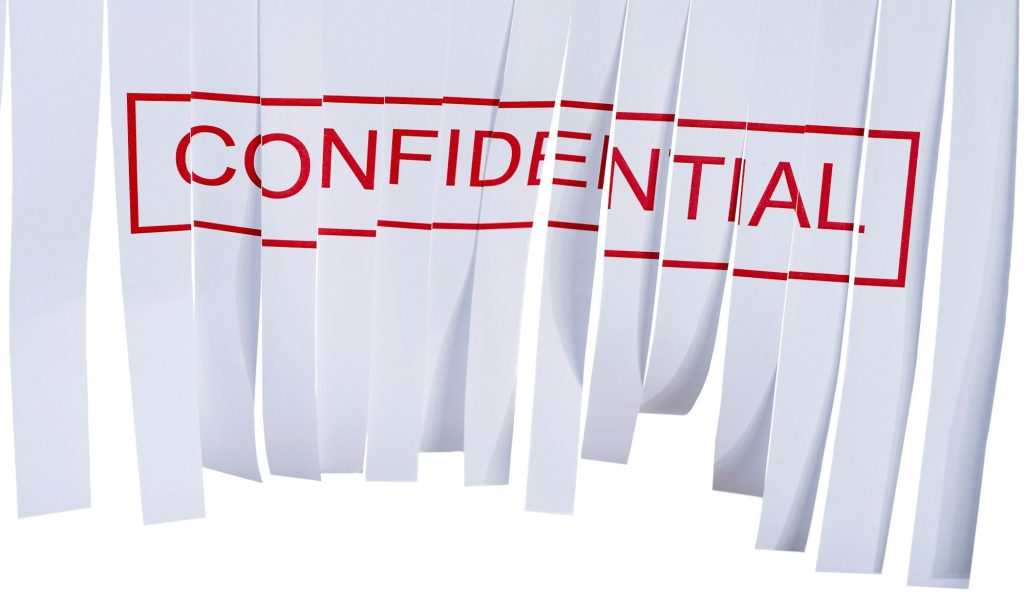Its confidential